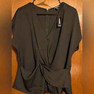 Women’s black blouse
